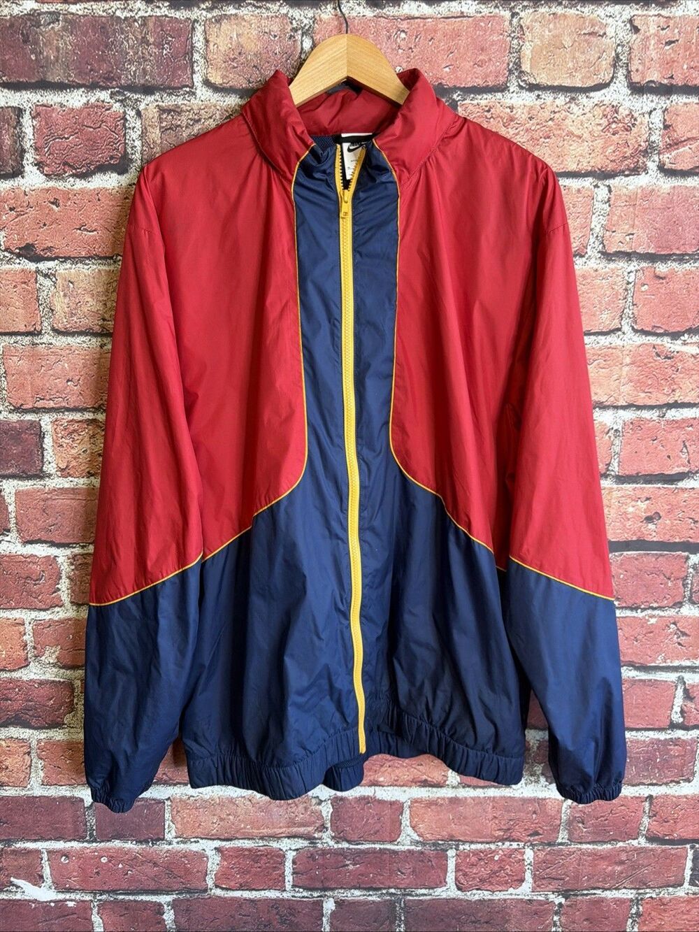 Nike SB Storm Fit Track Jacket Red Blue Mens Size XL DA4203